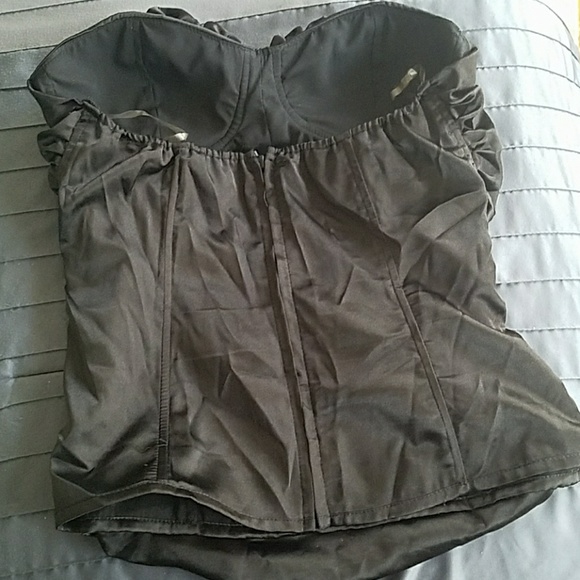 Sexy satin corset - Picture 2 of 3